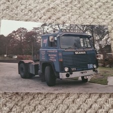 BUY 1 GET 1 FREE! G W Martin Braintree Essex Scania 111  Truck/Lorry photo  6x4 