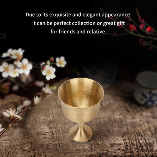 Brass goblet portable - brass, wine