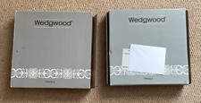Wedgwood Christmas Plates 1989 And 1990 Both Original Boxes With All Inserts