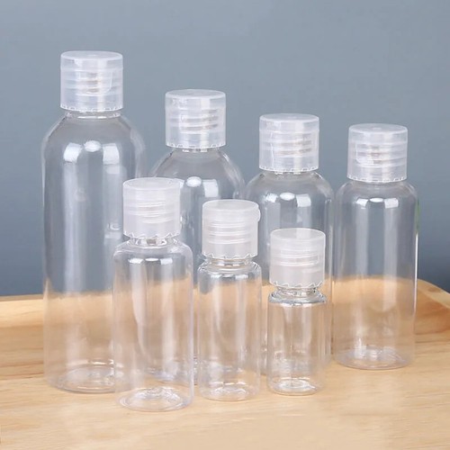 Empty plastic travel bottles - empty,