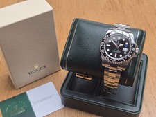 Rolex gmt master 2 black 116710ln 2 Year Rolex International Warranty - Serviced