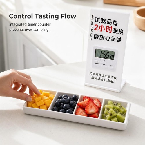 Food display and sampling kit - display,