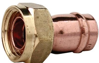 Copper solder ring - copper, straight