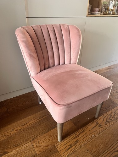 Luxury pink velvet chair - luxury,