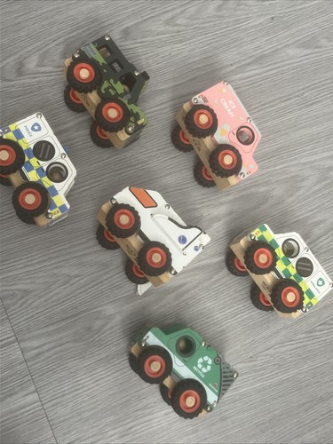 Little town wooden cars - little, cars.