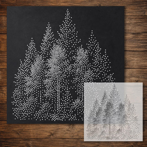 Forest woodland stipple - woodland,