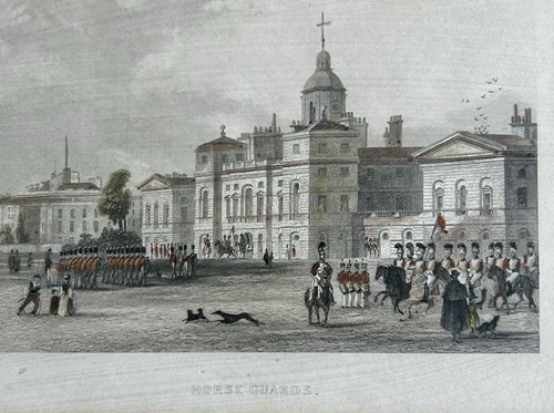 Antique horse guards london - horse,