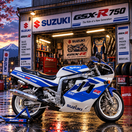 Suzuki gsx r750 motorcycle - gsx-r750,