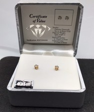 Diamond Stud Earrings 14k