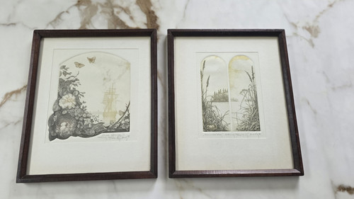 Pair signed limited edition - pair,