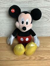 Disney Mickey Mouse Plush Toy 14" Stuffed Animal Sound Interactive Kids