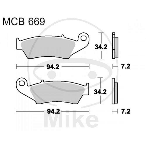 Brake pads sinter trw - brake,