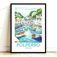 Polperro Cornwall Travel Print