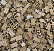 *98283* LEGO Dark Tan Bricks  Modified 1x2 With Masonry Profile (50 Pack)