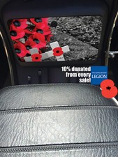 Scomadi RA glove Tool Box Sticker Wrap Decal Poppy day lest we forget royal