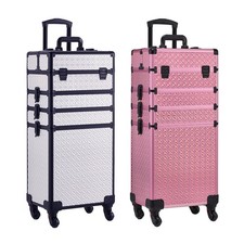 4-in-1 Rolling Makeup Trolley