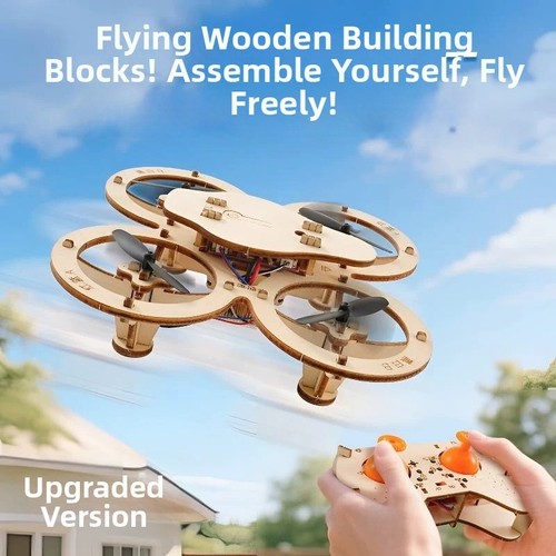 Wooden diy drone building - wooden,