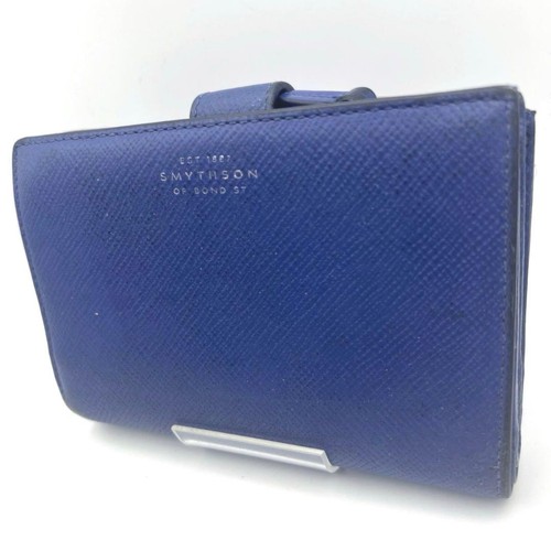 Smythson blue leather - smythson,