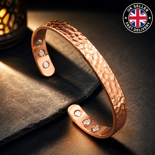 Hammered effect pure - pure, copper