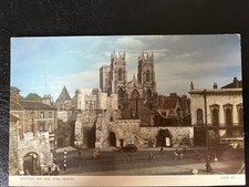 York Minster and Bootham Bar c1959