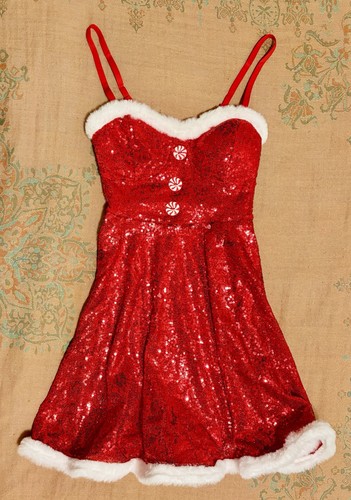 Xxs red sequin sexy - sexy, santa