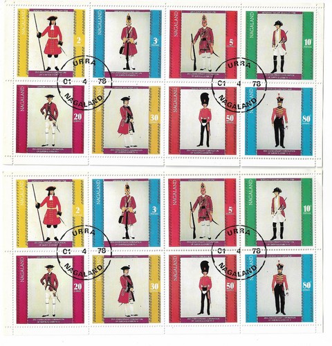 Nagaland mini sheets 32 - 4, (32