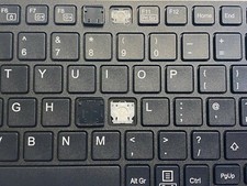 Fujitsu LifeBook A3510 A3511 Series UK Keyboard - 1 Key + Hinges + Rubber Cup