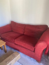 Red sofa Marks and Spencer