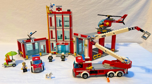 Lego city fire - fire, station