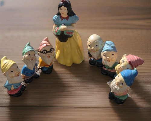 Vintage 1940s chalkware snow - vintage,