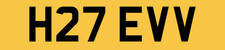 HEV PRIVATE CAR REG NUMBER PLATE H27 EVV NO HIDDEN FEES Heather Hevy Evs Heth