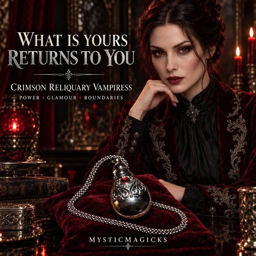 Haunted necklace crimson - haunted, necklace: