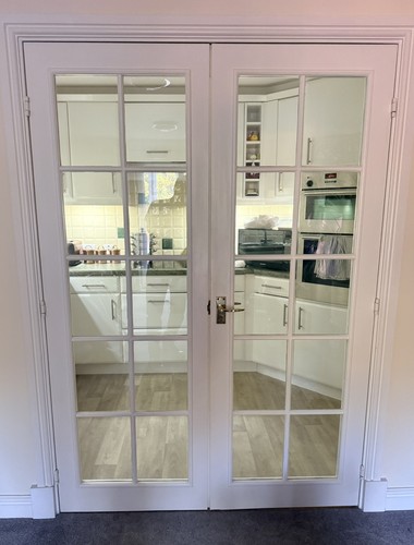 White double interior glazed - double,