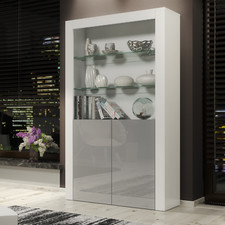 Modern White Display Cabinet