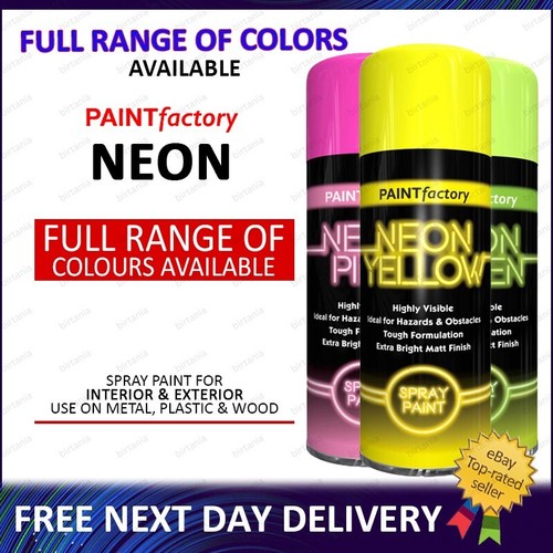 Bright neon fluorescent - fluorescent, spray