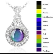 Mood stone necklace Color