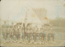 Edwardian Boy scout camp Group