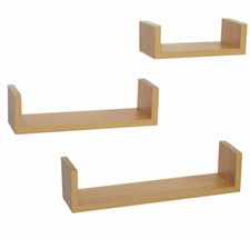 U-Shape Floating Shelf Set Of