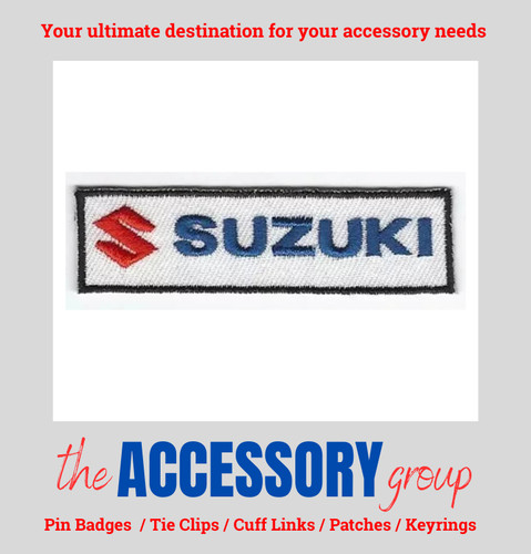 New sew iron suzuki logo - on, on