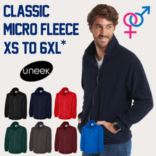 Uneek Fleece Jackets, Unisex Fleece Anti pill Micro winter fleece UC604