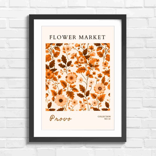 Floral market botanical - market,