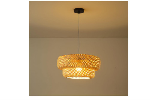 Bamboo rattan hanging lamp - bamboo,