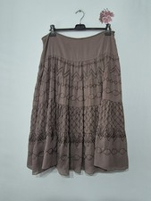 Per Una M&S Brown Boho Tiered