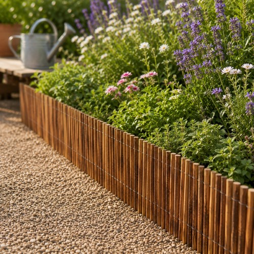 Willow garden lawn edging - garden,