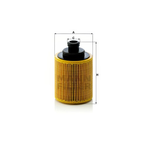 Mann hu712 oil filter - hu712/7x,