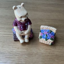 Disney Winnie The Pooh & Flower Basket Salt & Pepper Pots Disney Store NEW OTHER