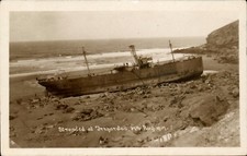 Tregardoc near Tintagel & Port Isaac. Shipwreck by Hawke & Mitchell, Delabole.