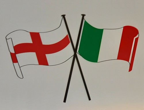 George cross italian flags - cross,