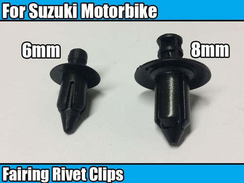20x 6mm 8mm plastic - 8mm,