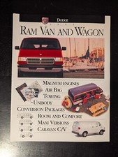 1995 Dodge Ram Van And Wagon